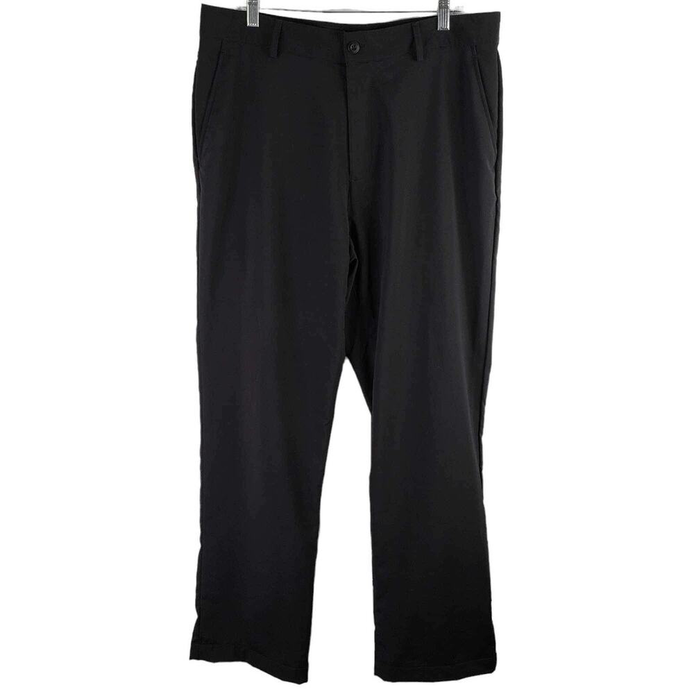Under Armour Pants Men's 36x32 Black Straight Leg Chino Stretch Performance